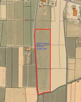 Terreno di 31800 m² a Gualtieri