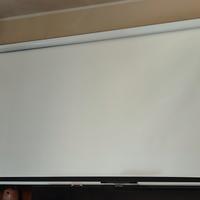 telo per videoproiettore nuovo 