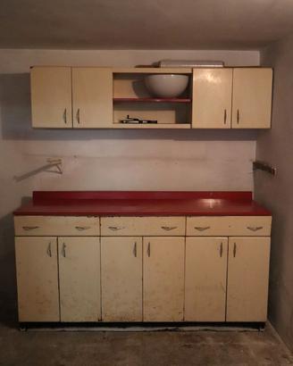 Mobile da cucina fine anni '50