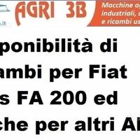 Disponibilità di ricambi per Fiat Allis FA200