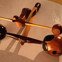 Strumento musicale percussione in legno 