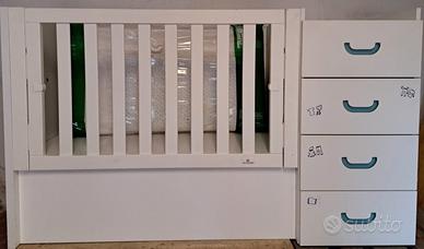 Cameretta Alondra: da culla a letto + scrivania