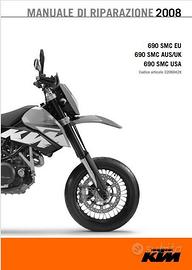 Manuale Officina in Italiano KTM 690 Smc 4 Tempi