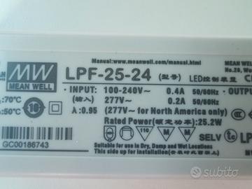 MEAN WELL LPF-25-24 Driver per LED trasformatore
