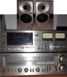 HI-FI  technics SA-400 + Deck 615 + casse SB-F2  			