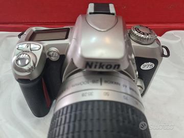 Nikon fotocamera 35 mm F75 + AF 28/200