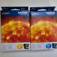 Cartucce Brother LC980Y LC980C - giallo e ciano