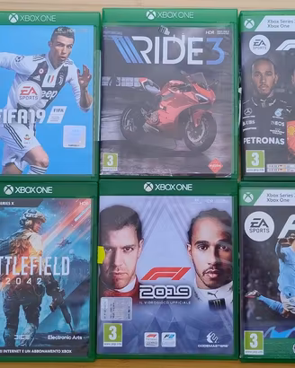 Lotto 8 Giochi Xbox One / Xbox Series X
