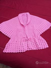 mantellina uncinetto