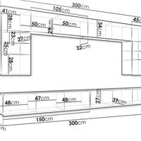 Mobile bianco laccato soggiorno