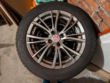 cerchi in lega fiat + gomme invernali Dunlop 