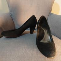 scarpe décolleté con tacco