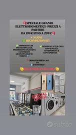 🚨 SPECIALE GRANDI ELETTRODOMESTICI €199 🚨