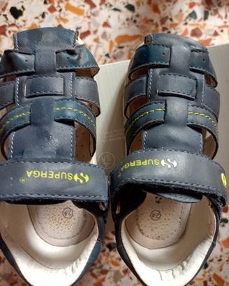 scarpe sandali bambino taglia 24 Superga 