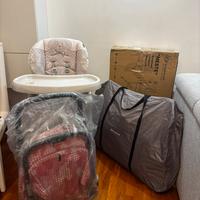 Set nascita: Seggiolone + Culla + Passeggino