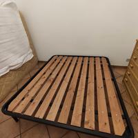 Rete Matrimoniale a doghe in Legno