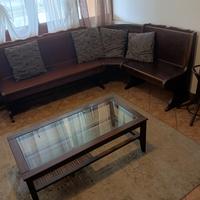 Panca in legno  più tavolo