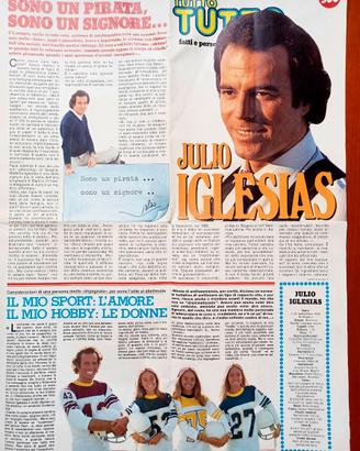 Rivista " I POSTER TUTTO TUTTO " di Julio Iglesias