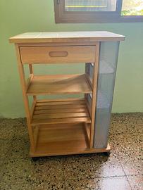 Carrello cucina salvaspazio