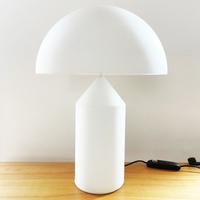 Lampada Oluce Atollo 235 grande 70cm-vetro bianco