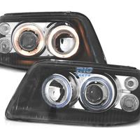FARI VOLKSWAGEN VW T5 03-09 ANGEL EYES FONDO NERO