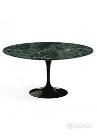 TAVOLO TULIP  SAARINEN ROTONDO MARMO VERDE ALPI