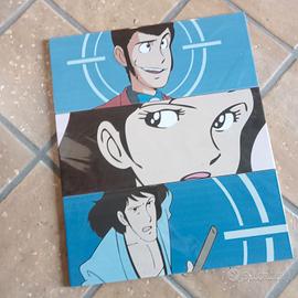 Set di 3 mattonelle Serie Lupin e Margot 