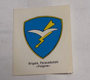 Adesivo Vintage Brigata Paracadutisti Folgore Nuov