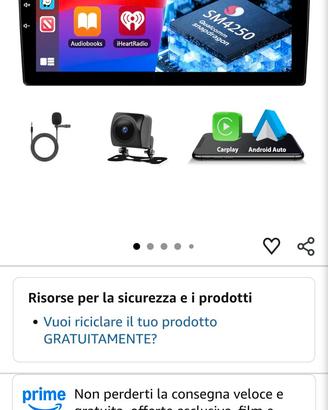 Autoradio Qualcomm Chip 8Core 4GB RAM + 64GB ROM
