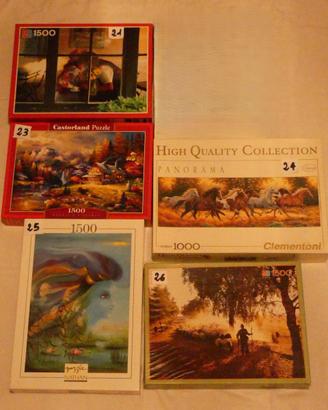 puzzle 1000, 1500 pz