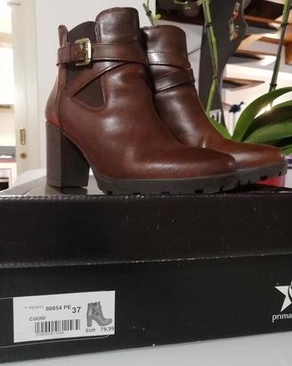 Tronchetto marrone/cuoio con fibbia