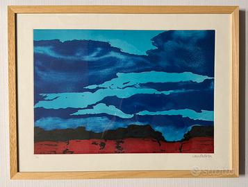 Quadro incisione, D. Cantatore 44x60 composizione