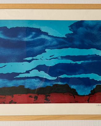 Quadro incisione, D. Cantatore 44x60 composizione