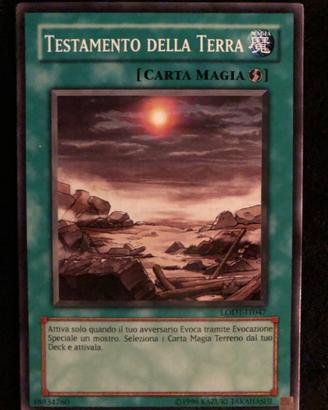 Yugioh testamento della terra lodt it047 comune 1ª