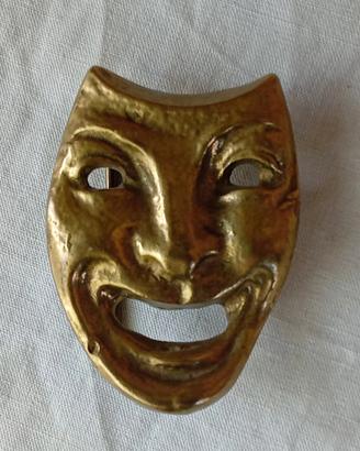 Fibia Ottone Vintage maschera teatrale 