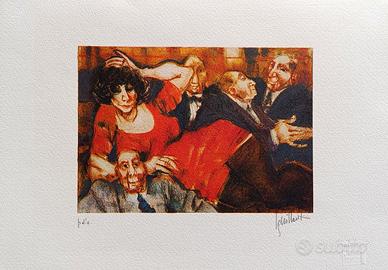 Litografia di Squillantini 25x35 cm