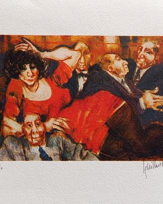 Litografia di Squillantini 25x35 cm