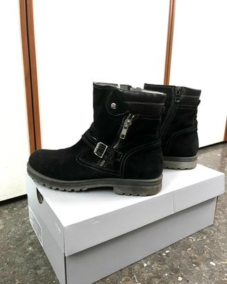Stivaletti Nero Giardini 36 neri scamosciati
