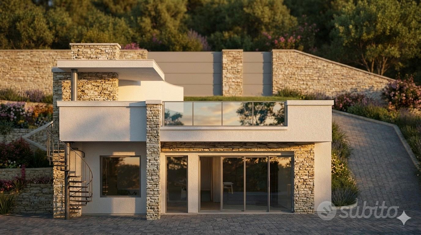 Terreno edificabile con progetto per villa singola