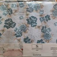 completo lenzuola matrimoniali 100% cotone