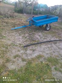 Rimorchio per motozappa