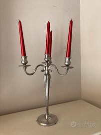Candelabro in peltro