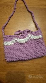 borsa uncinetto fatta a mano