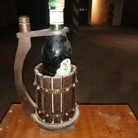 bottiglia antica in contenitore