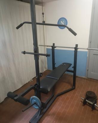 Panca Palestra con bilanciere 