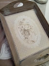 Vassoio shabby