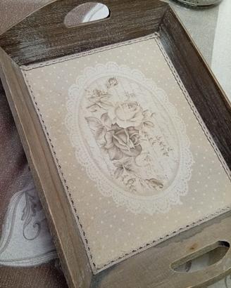 Vassoio shabby