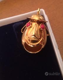 Ciondolo Vintage in oro 18 k 