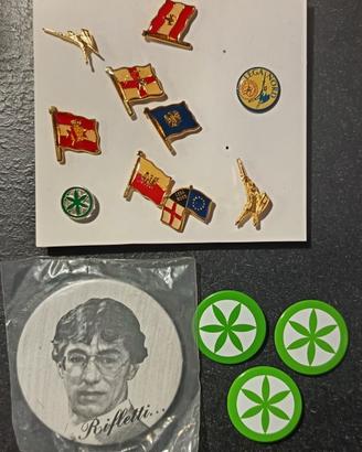 10 Spille Lega Nord Gadget ANNI 90 Collezionismo