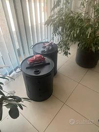 Comodini industrial incavati un fusto oil